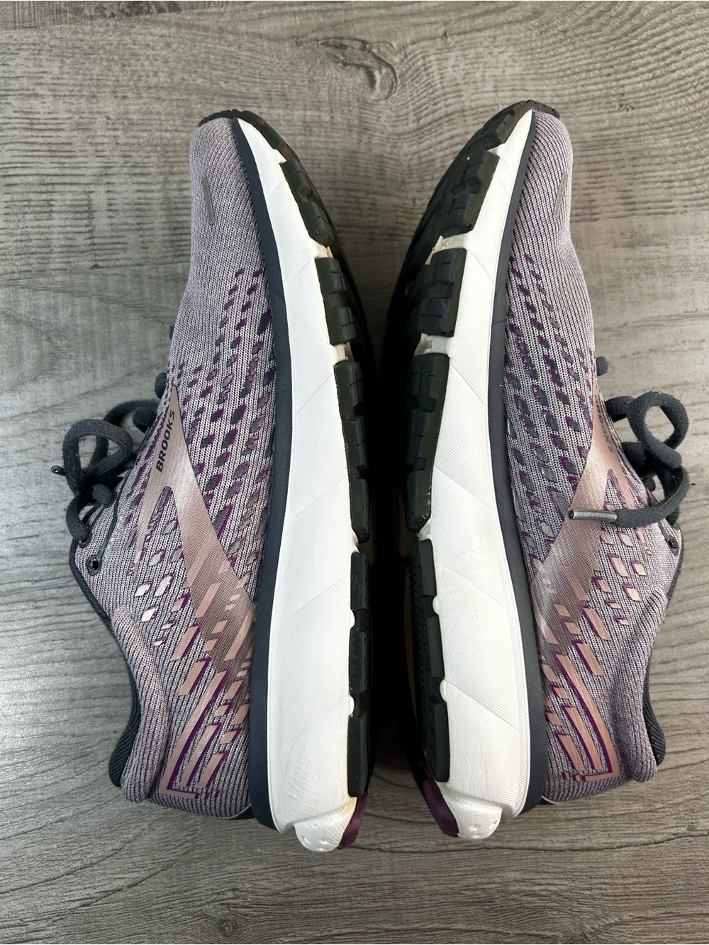 Brooks Ghost 13 Women’s Running Shoes - Lavender/Gray Size 6.5 B Athletic - Picture 11 of 14
